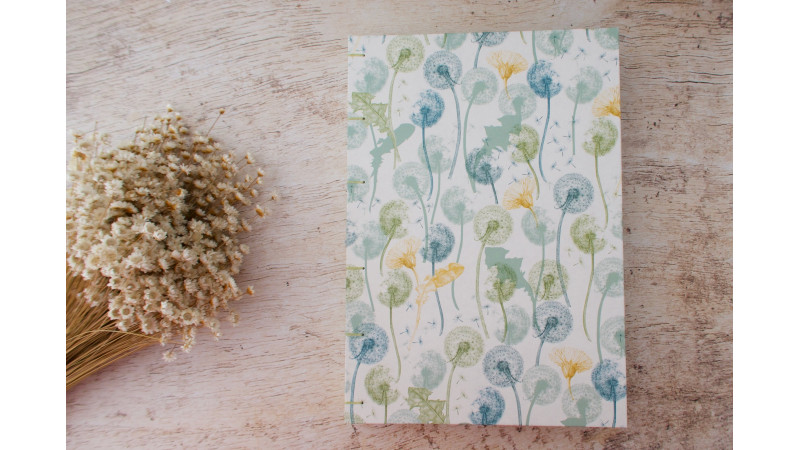 Album photos A4 portrait personnalisable fait main – reliure copte