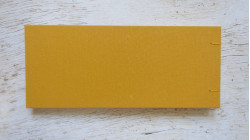Le presque parfait carnet d'aquarelle long 25 x 10 cm - Moutarde