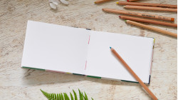 Carnet de croquis A6 paysage personnalisable fait main