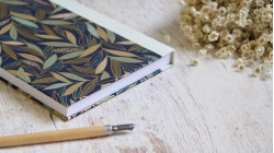 Carnet de notes A5 personnalisable fait main – couverture rigide