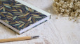 Carnet de notes A5 personnalisable fait main – couverture rigide