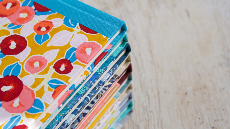 Carnet de notes personnalisable format moyen fait main