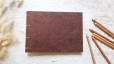 Carnet de croquis A5 fait main — Reliure copte, papier lokta | L'Atelier Reliure