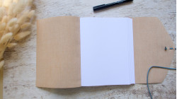 Carnet A5 liège naturel - Cadeau éco-responsable et vegan - Artisanal | L'atelier Reliure
