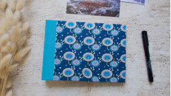 Album photo A5 paysage personnalisable fait main – reliure long stitch