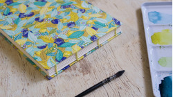 Carnet d’aquarelle A5 fait main – Canson 60% coton