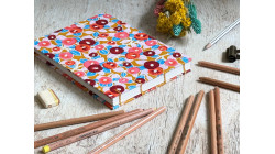 Carnet de croquis A5 fait main — Reliure copte, papier japonais | L'Atelier Reliure