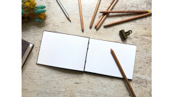 Carnet de croquis A6 paysage ou portrait – reliure copte – fait main - Jungle