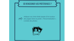 Album photo A5 paysage personnalisable fait main – reliure long stitch