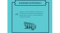 Carnet de croquis A5 paysage personnalisable – reliure copte, fait main