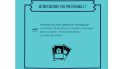 Album photos A4 portrait personnalisable fait main – reliure copte