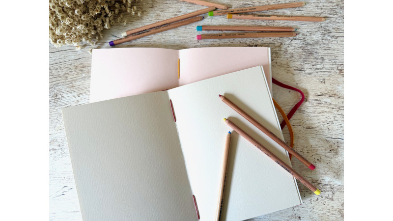 Carnet d’artiste personnalisable A5 fait main | Le Complic