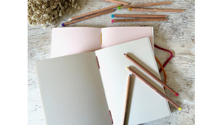 Carnet d’artiste personnalisable A5 fait main | Le Complic