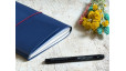 (Re) 🍎 Le carnet rechargeable en cuir de pomme Bleu foncé - format A5 portrait