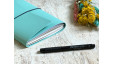 (Re) 🍎 Le carnet rechargeable en cuir de pomme - Menthe - format TN