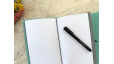 (Re) 🍎 Le carnet rechargeable en simili cuir à base de pomme - Menthe - format TN