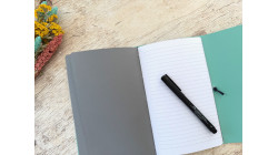 (Re) 🍎 Le carnet rechargeable en cuir de pomme - Menthe - format TN