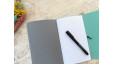 (Re) 🍎 Le carnet rechargeable en cuir de pomme - Menthe - format TN