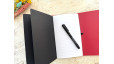 (Re) 🍎 Le carnet rechargeable en cuir de pomme - Rubis - format TN