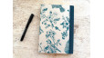 Carnet de notes A5 à lignes - Branches fleurs oiseaux