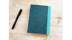 Agenda perpétuel format moyen - Lignes et pois