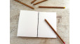 Carnet de croquis format A6 portrait - Branches fleurs roses