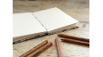 Carnet de croquis format A6 portrait - Branches fleurs roses