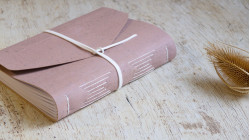 Carnet d'écriture A5 liège personnalisable - Sur mesure fait main  | L'atelier Reliure