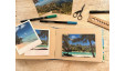 Album photos format A5 paysage - Oiseaux bleus