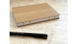 Carnet de notes format B6 - Reliure copte - Bois clair