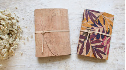 Carnet B6 liège personnalisable - Petit journal sur mesure vegan | L'atelier Reliure