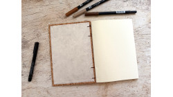 Bullet journal format A5 - Reliure copte - Liège