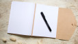 Carnet de notes A5 – couverture en liège | L’atelier Reliure