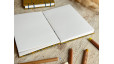 Carnet de croquis A6 fait main — Reliure copte, papier lokta | L'Atelier Reliure