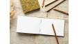 Carnet de croquis A6 fait main — Reliure copte, papier lokta | L'Atelier Reliure