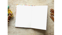 Carnet de croquis A5 fait main — Reliure copte, papier japonais | L'Atelier Reliure