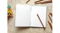 Carnet de croquis A5 fait main — Reliure copte, papier japonais | L'Atelier Reliure