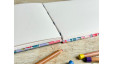 Carnet de croquis A5 fait main — Reliure copte, papier japonais | L'Atelier Reliure