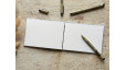 Carnet de croquis A6 fait main — Reliure copte, papier japonais | L'Atelier Reliure