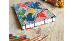 Carnet de croquis A5 fait main — Reliure copte, papier japonais | L'Atelier Reliure