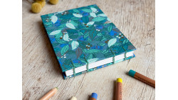 Carnet de croquis A6 fait main — Reliure copte, papier japonais | L'Atelier Reliure